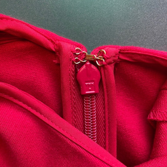 Kate Spade New York Bow Back Dress in Spicy Red Size 2 - Picture 8 of 9